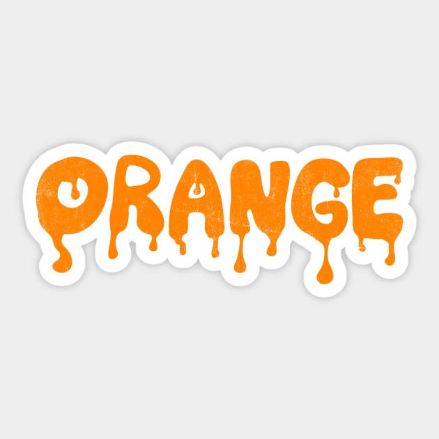 Orange Sticker by notsniwart